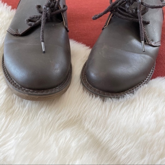 Merona brown dress shoes sz.7 need new laces - Picture 2 of 5